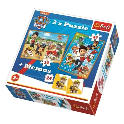 Puzzle Tlapková patrola + pexeso - Autor Neuveden