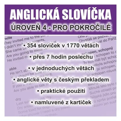 Anglická slovíčka - úroveň 4 pro pokročilé - Ludvík Richard