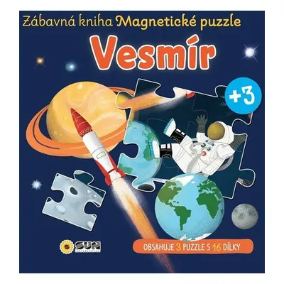 Vesmír Zábavná kniha Magnetické puzzle - Autor Neuveden