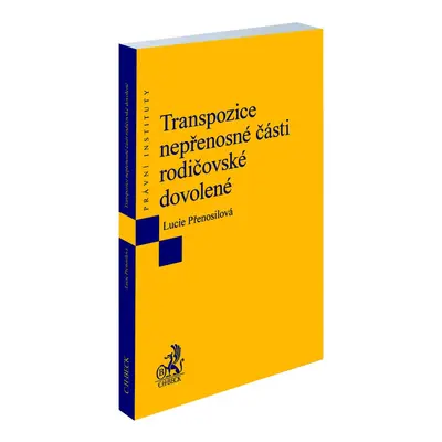 Transpozice nepřenosné části rodičovské dovolené - Lucie Přenosilová