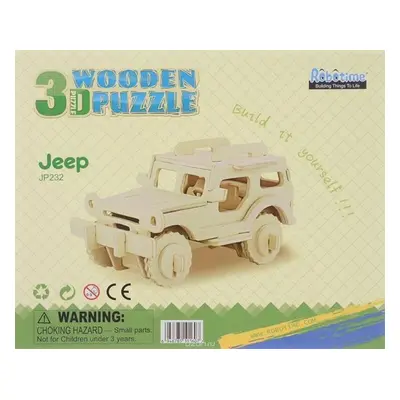 Dřevěné 3D puzzle Jeep - Autor Neuveden