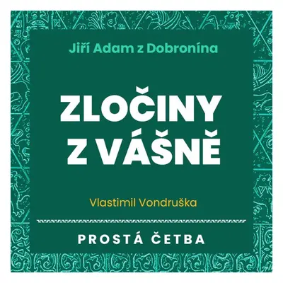 Zločiny z vášně - Vlastimil Vondruška