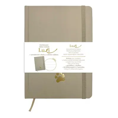 Notes Luxi linky A5 lamino moka - Autor Neuveden