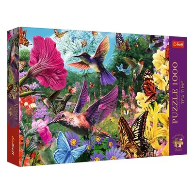 Puzzle Premium Plus Tea Time Zahrada kolibříků - Autor Neuveden