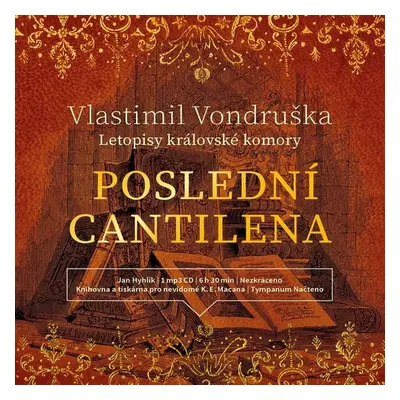 Poslední cantilena - Vlastimil Vondruška