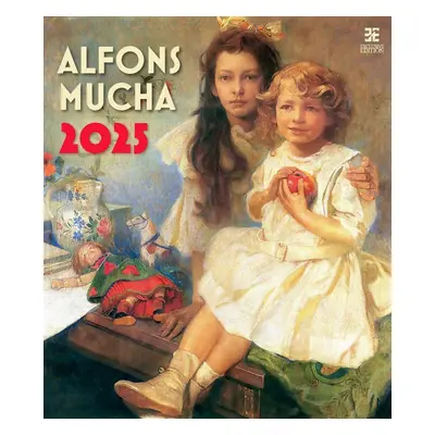 Alfons Mucha 2025 - nástěnný kalendář - Autor Neuveden