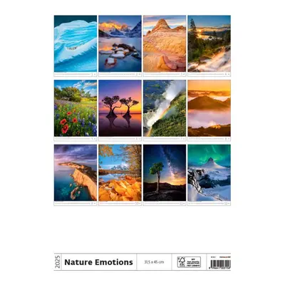 Nature Emotions 2025 - nástěnný kalendář - Autor Neuveden