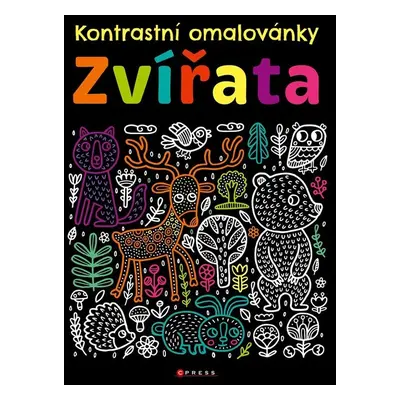 Kontrastní omalovánky Zvířata - Autor Neuveden