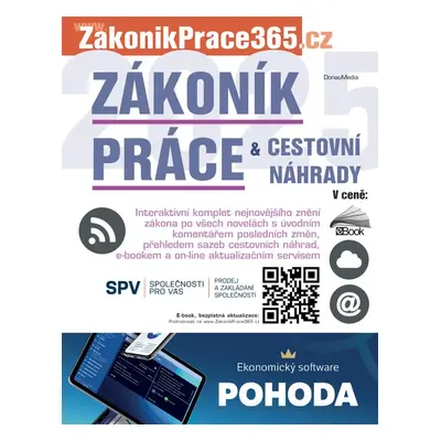 Zákoník práce a Cestovní náhrady 2025 - autorů kolektiv