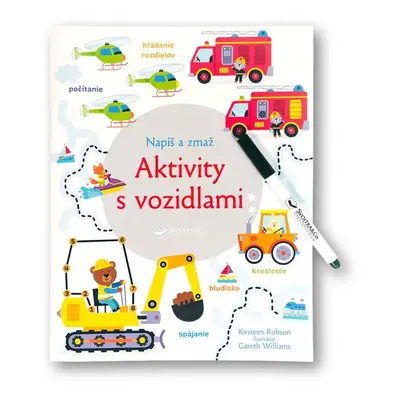 Napíš a zmaž Aktivity s vozidlami - Autor Neuveden