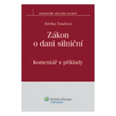 Zákon o dani silniční - Zdeňka Tesařová