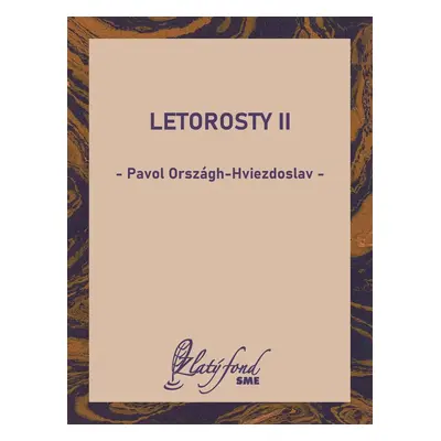 Letorosty II - Pavol Országh Hviezdoslav