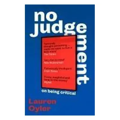 No Judgement - Lauren Oyler