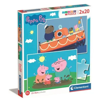 Puzzle 2x20 Peppa Pig - Autor Neuveden