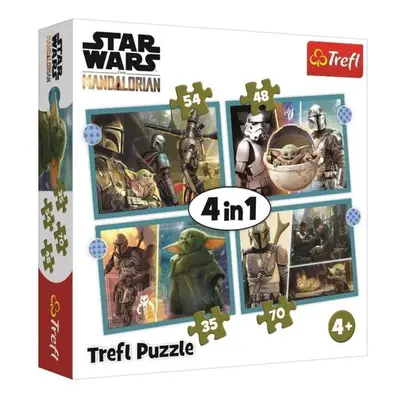 Puzzle Star Wars Mandalorian 4v1 - Autor Neuveden