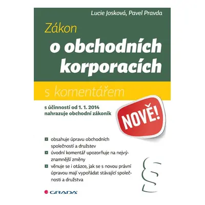 Zákon o obchodních korporacích - Lucie Josková