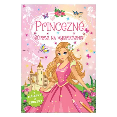 Princezné súprava na vyfarbovanie - Autor Neuveden