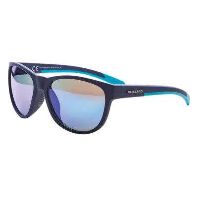 Sportovní brýle BLIZZARD Sun glasses PCSF701140, rubber dark blue , 64-16-133