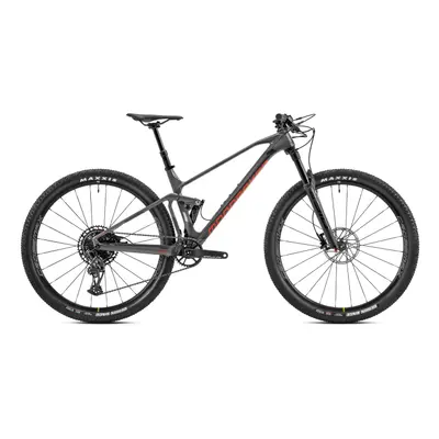 Horské kolo MONDRAKER F-Podium Carbon DC, nimbus grey carbon flame red