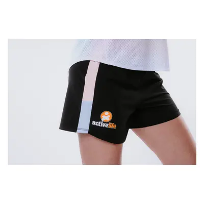 Dámske bežecké kraťasy ACTIVE LIFE Shorts-WOMEN-862125503-1-Basic Black Fall Rainbow Powder