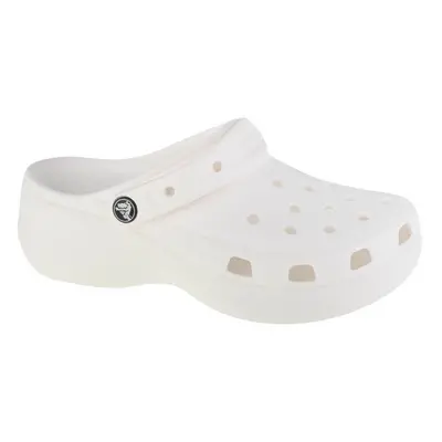 Dámské kroksy (rekreační obuv) CROCS Classic Platform Clog W white