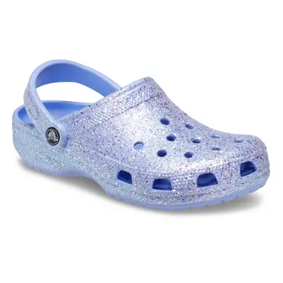 Kroksy (rekreační obuv) CROCS Classic Glitter Clog moon jelly