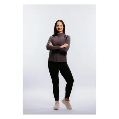 Dámská běžecká bunda ANTA Knit Track Top-862215702-1-22_Q1-Dark purple-grey