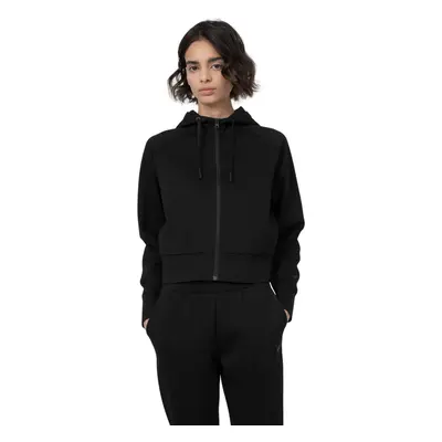 Dámská mikina se zipem 4F SWEATSHIRT F536-20S-DEEP BLACK