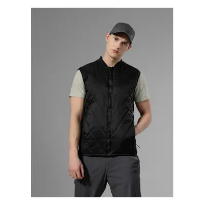 Pánská turistická vesta 4F MENS VEST BZM061-20S-DEEP BLACK