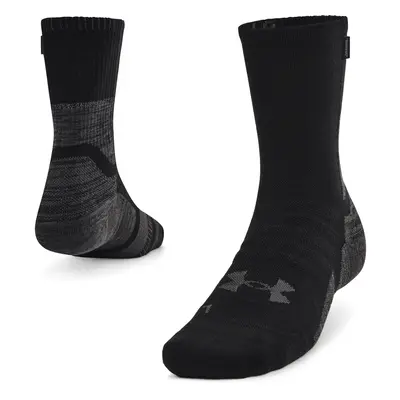 Ponožky UNDER ARMOUR UA ArmourDry Run Wool-BLK-1365787-001