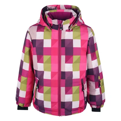 Dívčí lyžařská bunda COLOR KIDS Ski jacket AOP, AF 10.000, festival fuchsia I