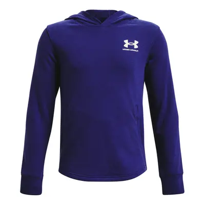 Chlapecká mikina se zipem UNDER ARMOUR UA Rival Terry Hoodie-BLU