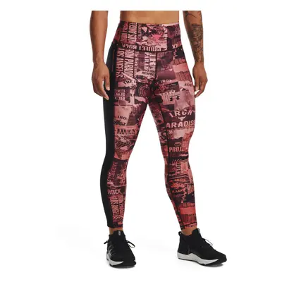 Dámské legíny UNDER ARMOUR PROJECT ROCK UA PROJECT ROCK HG Ankle Lg Print-PNK