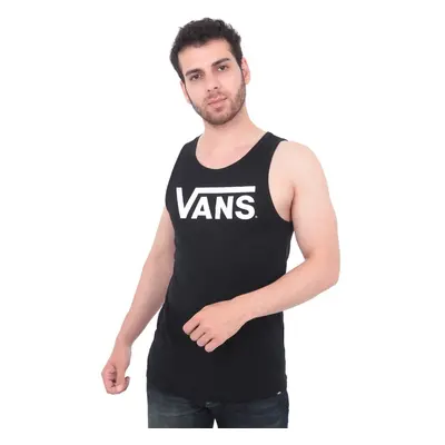 Pánské triko s krátkým rukávem VANS CLASSIC TANK-BLACK-WHITE