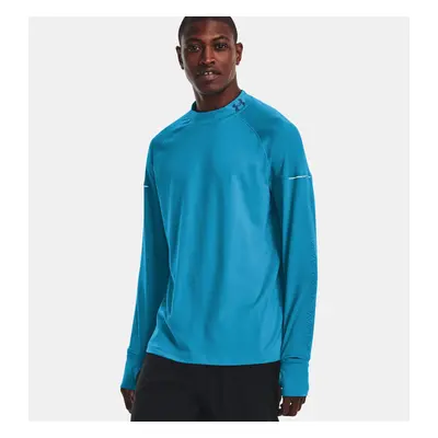 Pánské běžecké tričko s dlouhým rukávem UNDER ARMOUR UA OUTRUN THE COLD LS-BLU-1373214-419