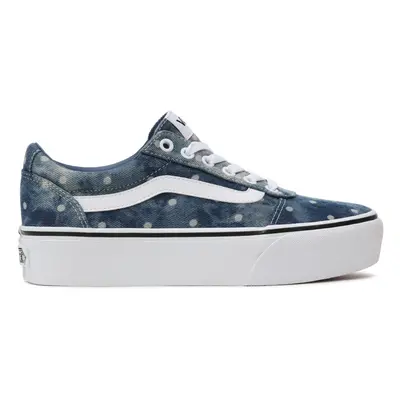 Dámská rekreační obuv VANS WM Ward Platform (Denim Dots) moonlight blue white