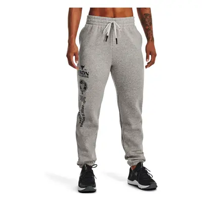 Dámské tepláky UNDER ARMOUR PROJECT ROCK UA PROJECT ROCK Hm Gym Flc Pant-GRY