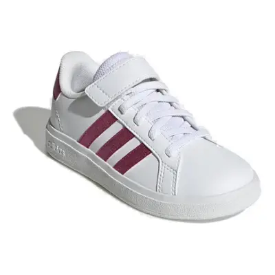 Dívčí rekreační obuv ADIDAS Grand Court 2.0 EL K cloud white team magenta cloud white