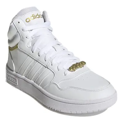 Dámská rekreační obuv ADIDAS Hoops 3.0 Mid cloud white cloud white gold metallic