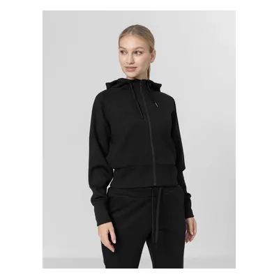 Dámská mikina se zipem 4F WOMENS SWEATSHIRT BLD027-20S-DEEP BLACK