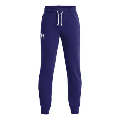 Chlapecké tepláky UNDER ARMOUR UA Rival Terry Jogger-BLU 468