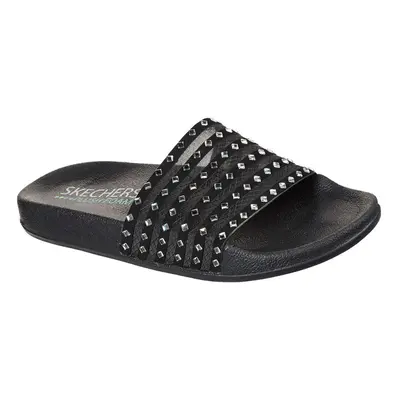 Dámské šlapky (plážová obuv) SKECHERS Pops Up Sheer Me Out black