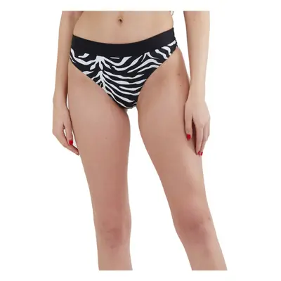 Dámské plavky spodní díl FUNDANGO Sahara Mid Waist Full Bottoms-903-black injun