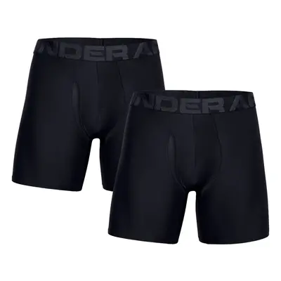 Pánské boxerky UNDER ARMOUR UA Tech 6in 2 Pack-BLK