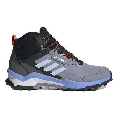 Pánská kotníková turistická obuv ADIDAS Terrex AX4 Mid GTX silver violet blue dawn core black