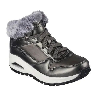 Dámské kotníkové zimní boty SKECHERS Uno Rugged Cool Nova gunmetal