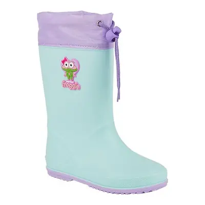 Dívčí holínky COQUI Rainy Collar Frog lt. mint lt. lila hero