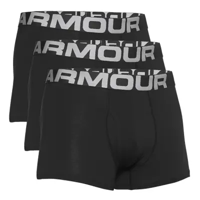 Pánské boxerky UNDER ARMOUR UA Charged Cotton 3in 3 Pack-BLK 001