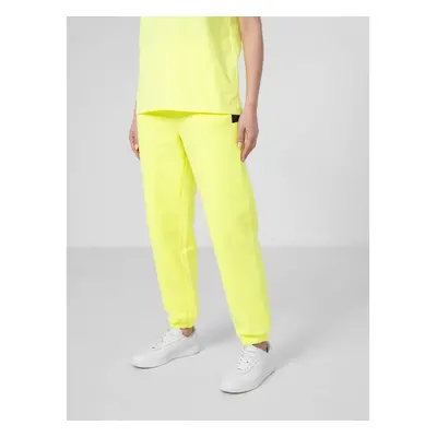 Dámské tepláky 4F WOMENS TROUSERS SPDD012-45S-CANARY GREEN