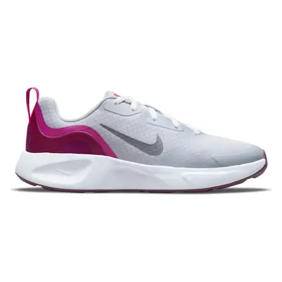 Juniorská rekreační obuv NIKE WearAllDay pure platinum smoke grey pink prime